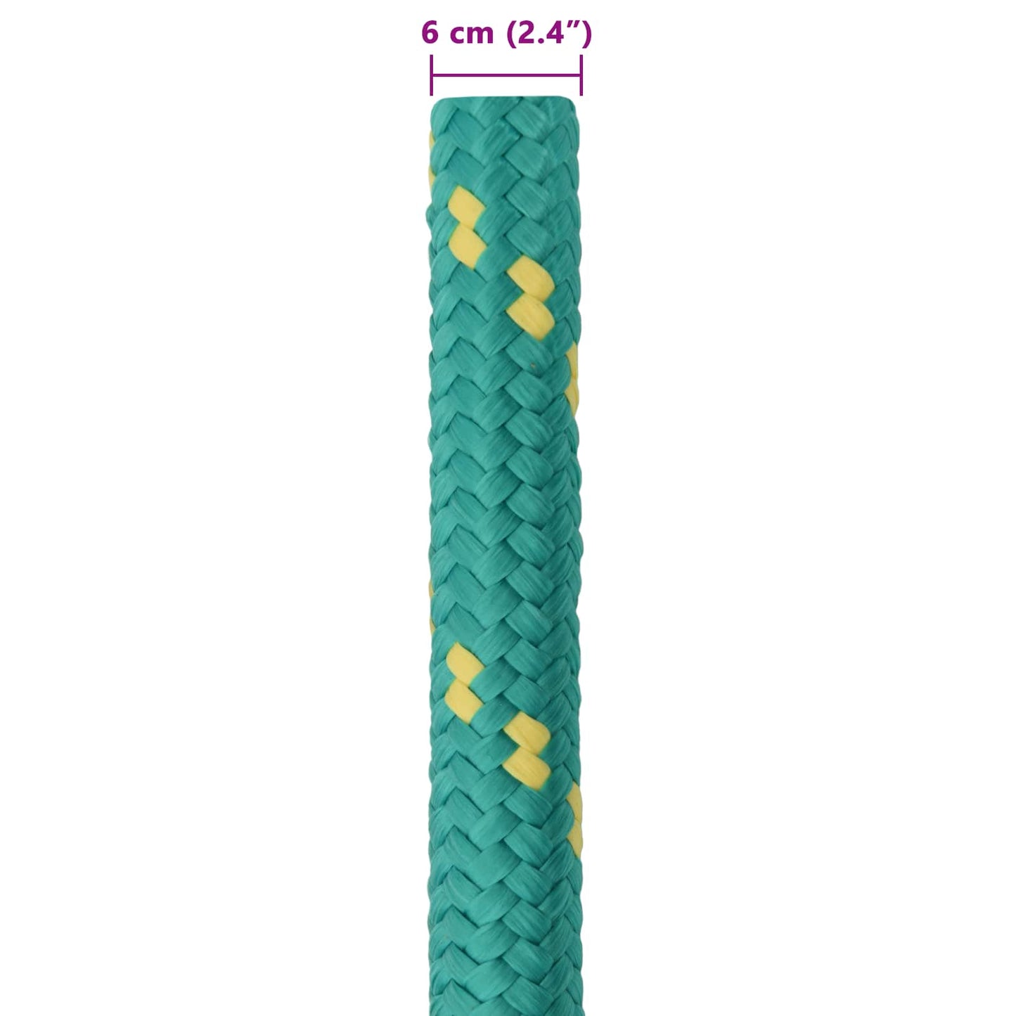 Boottouw 6 mm 5 m Groen
