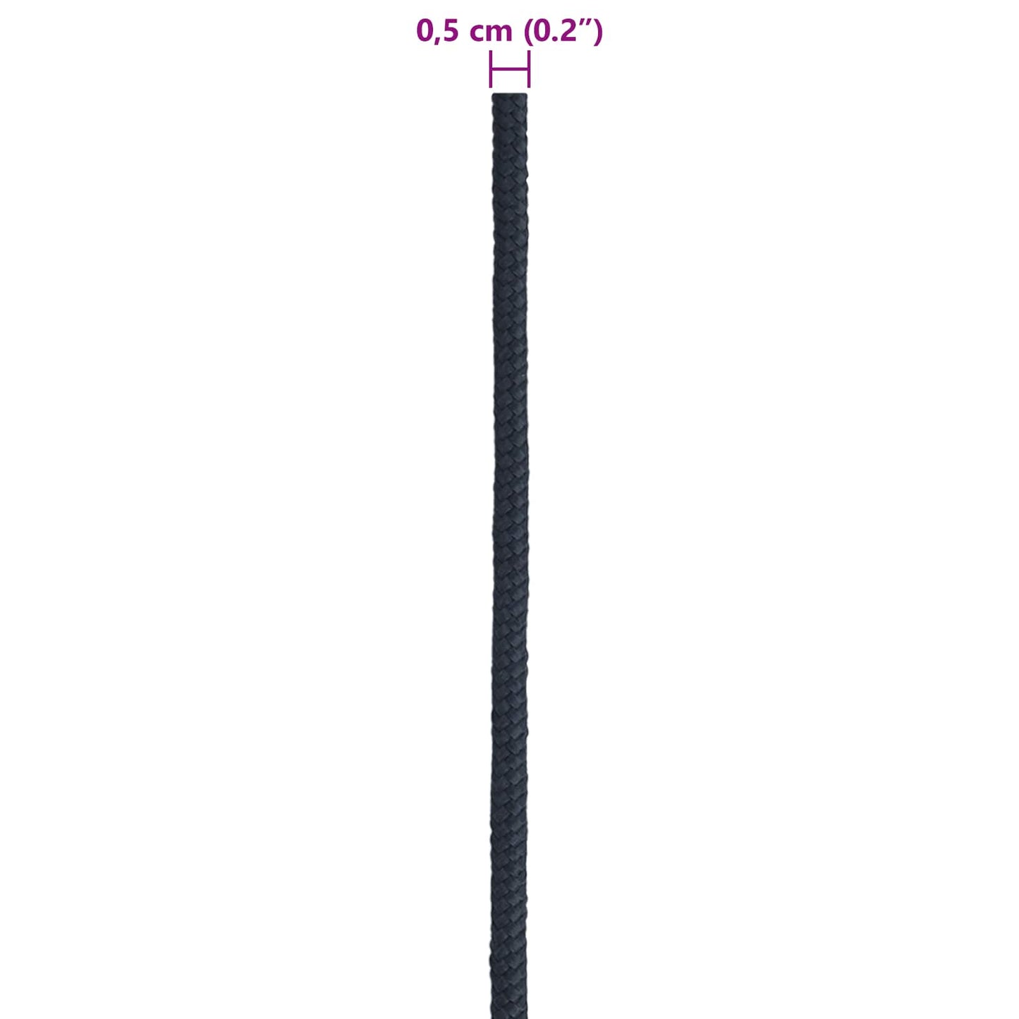 Boottouw 0.5 mm 50 m Koninklijk Blauw Polyester