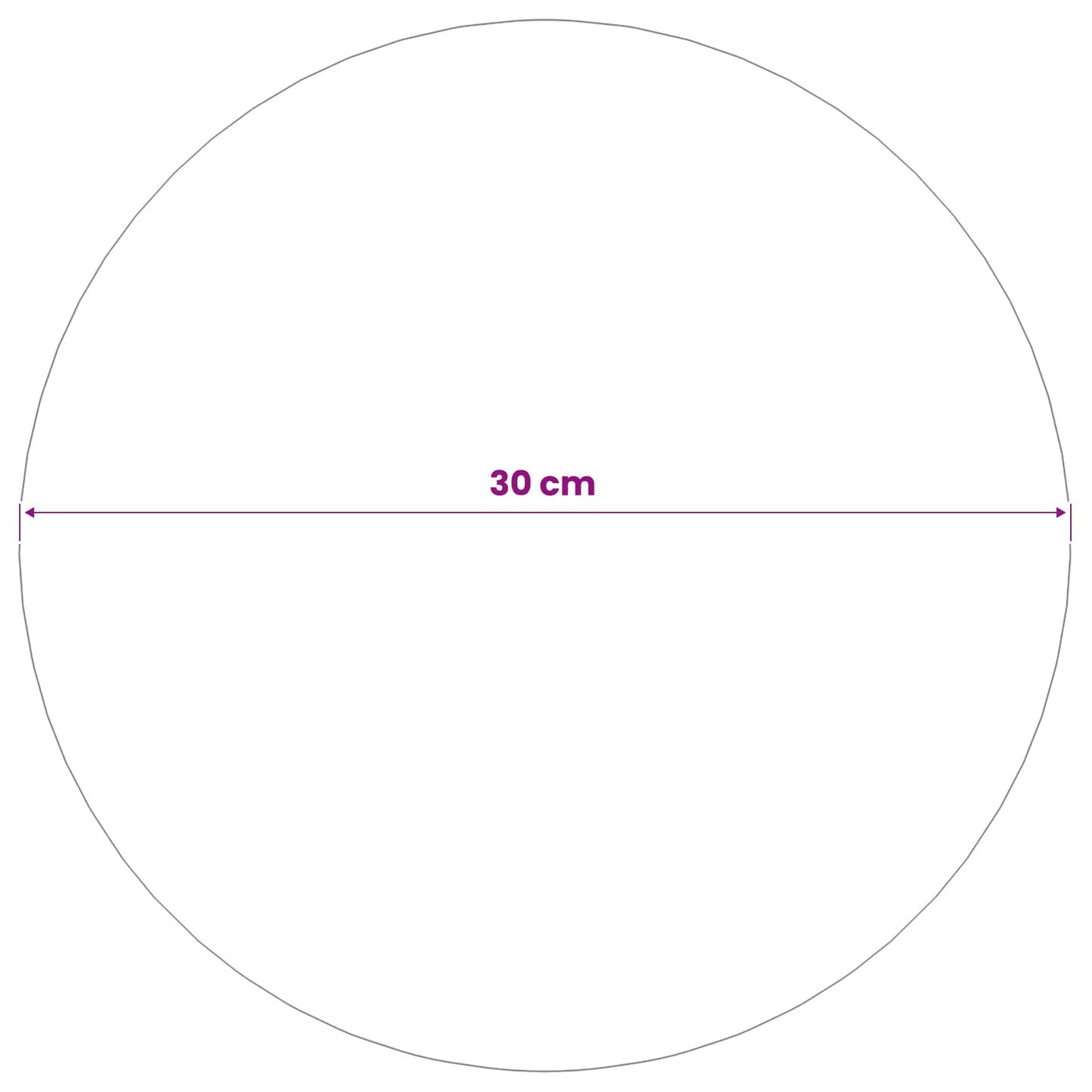 Spiegelbol Ø 30 cm zilver RVS 201