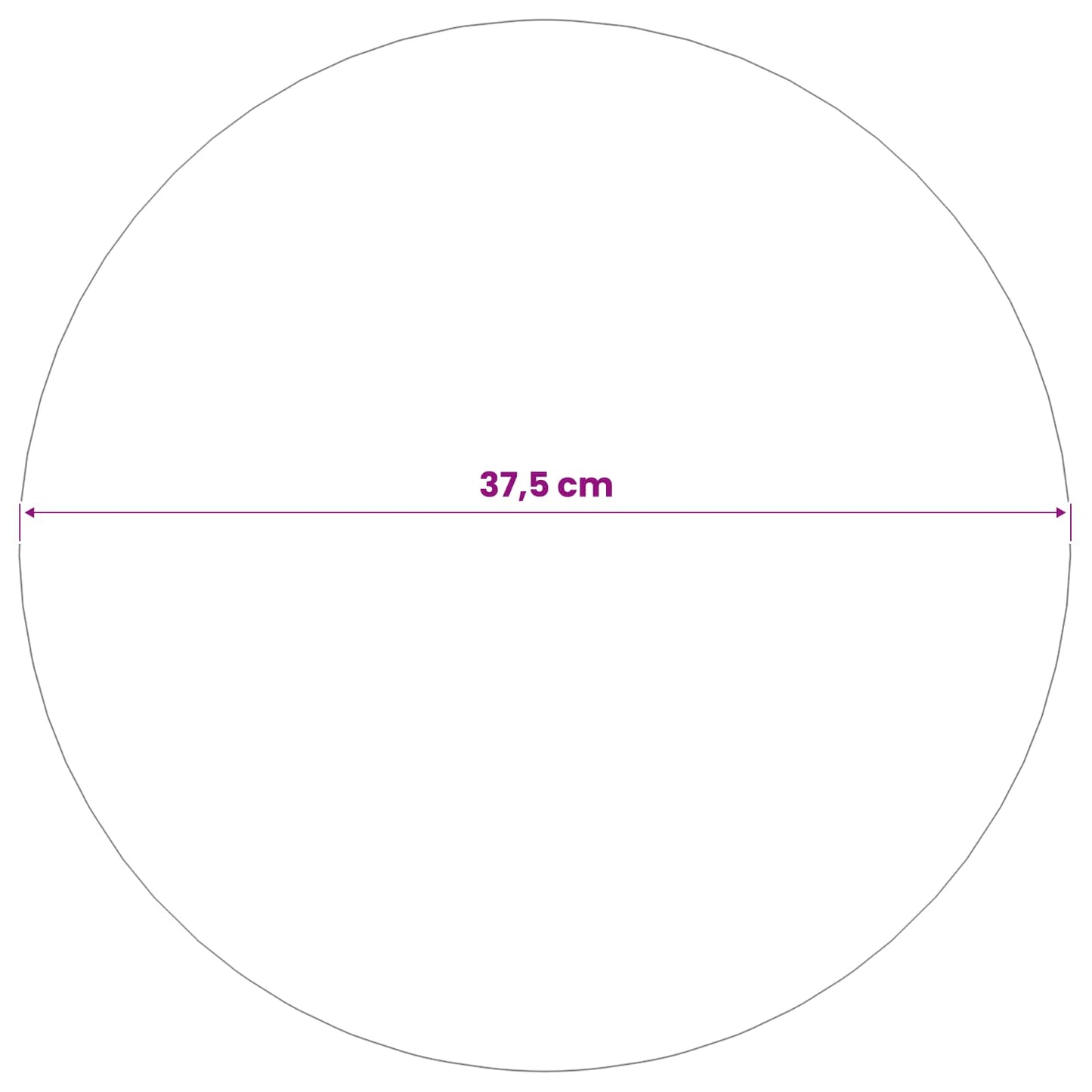 Spiegelbal Ø 37,5 cm zilver RVS 201