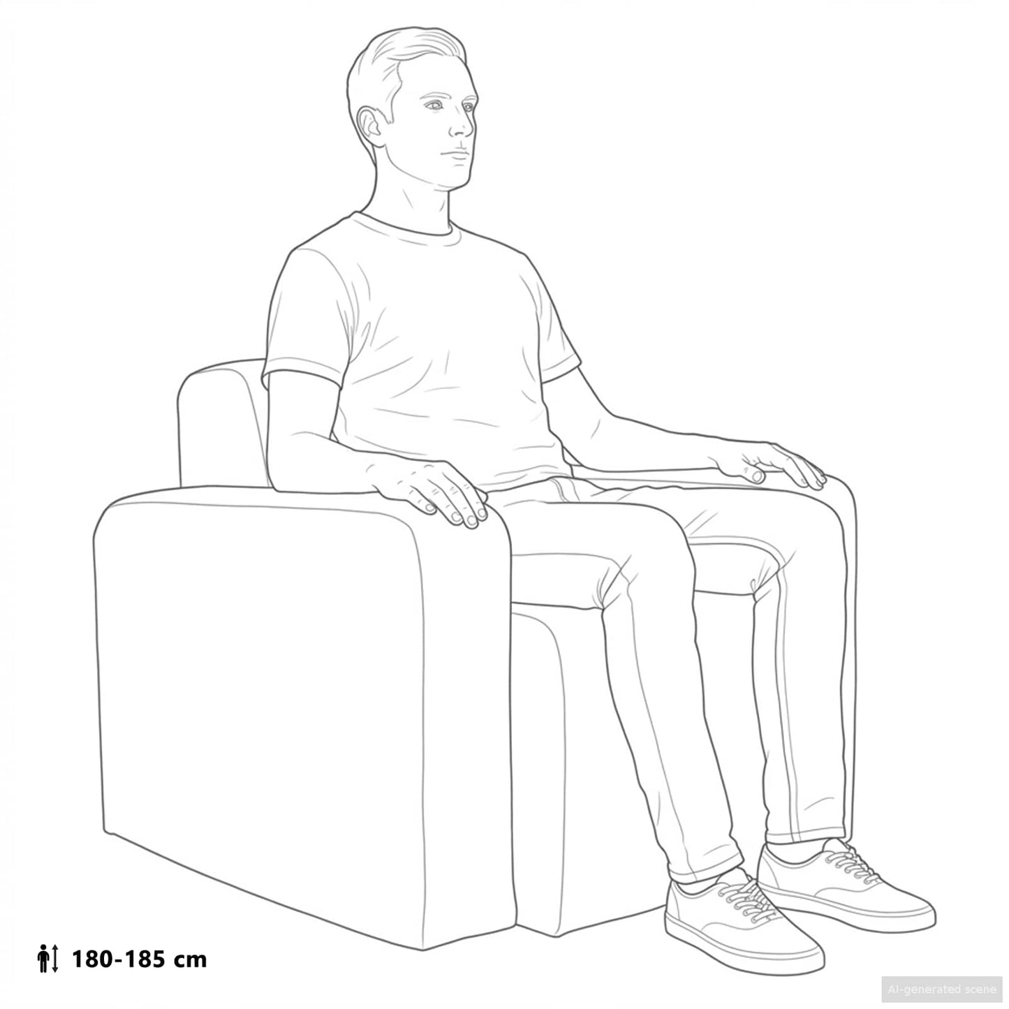 Fauteuil Donkergroen Stof