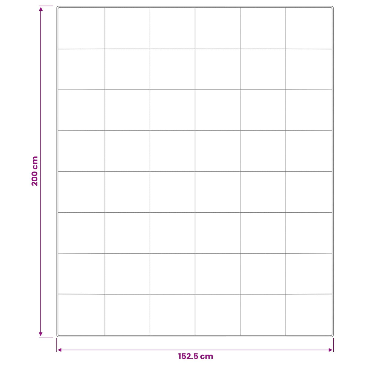 Dekbed TRIER 150x200 cm 4 seizoenen 220 GSM Wit Hypoallergeen