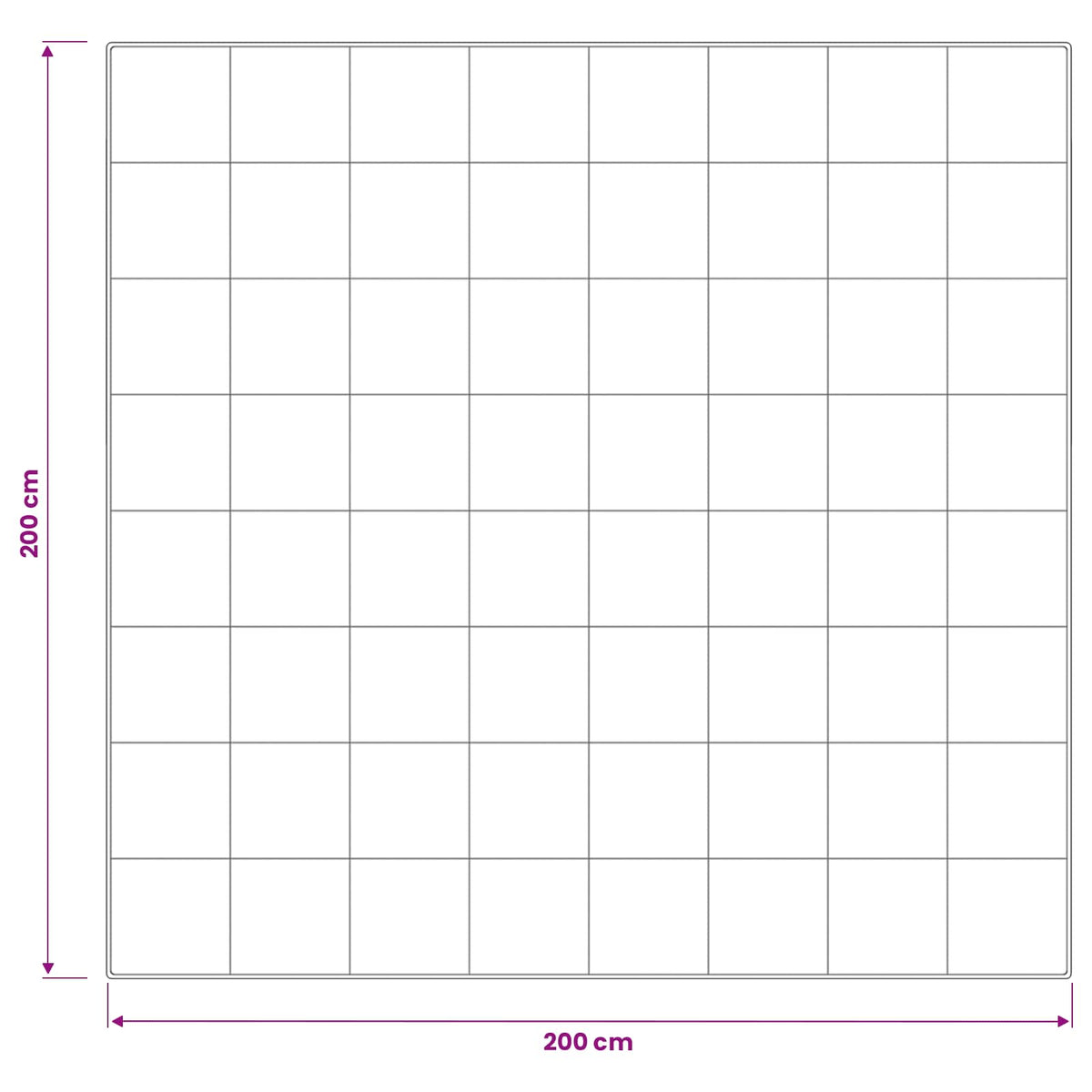 Dekbed 200x200 cm 4 seizoenen 200+300 GSM Australisch Wol Wit