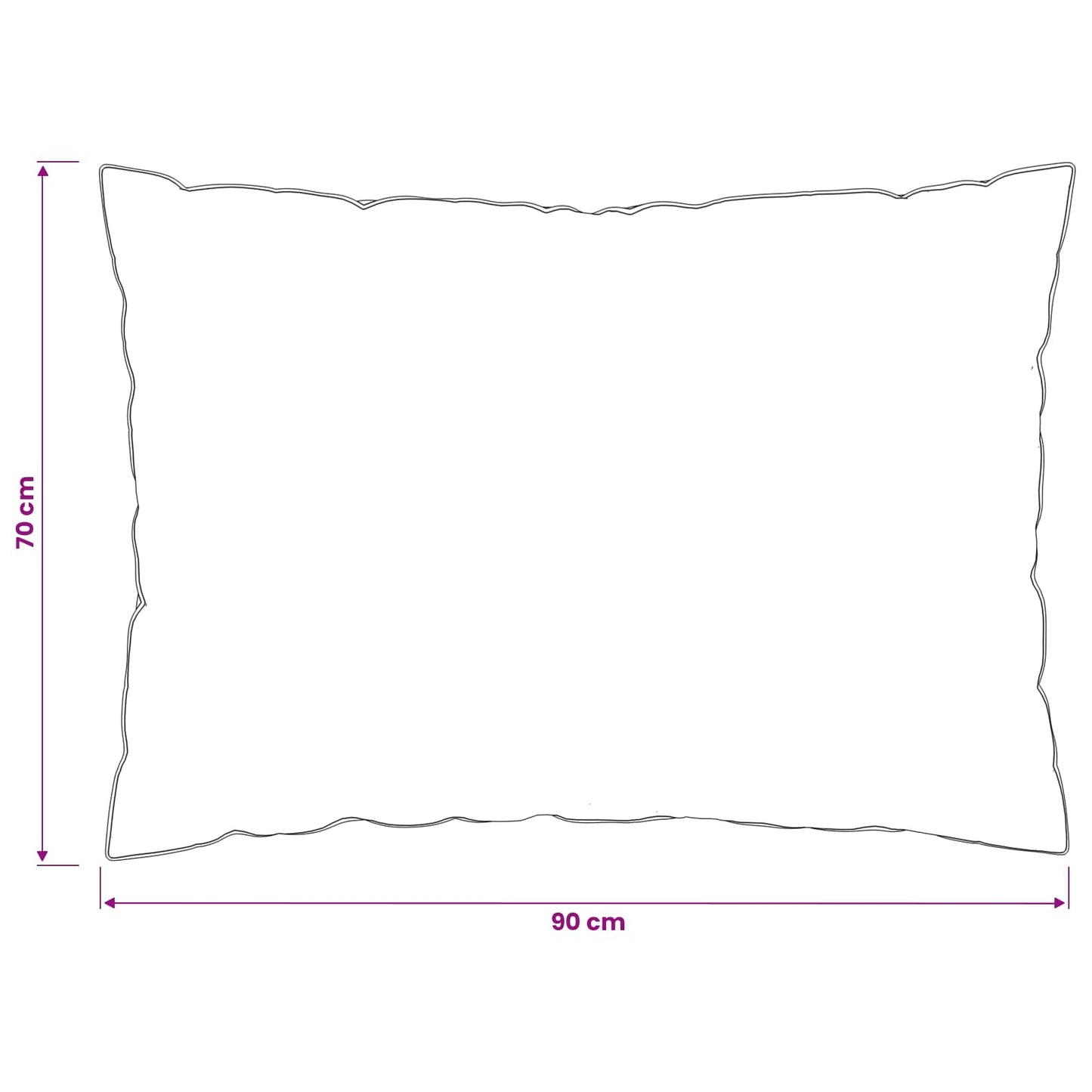 Dekbed en Kussen Set 3 st 135 x 220 cm 4 seizoenen 300 GSM Wol