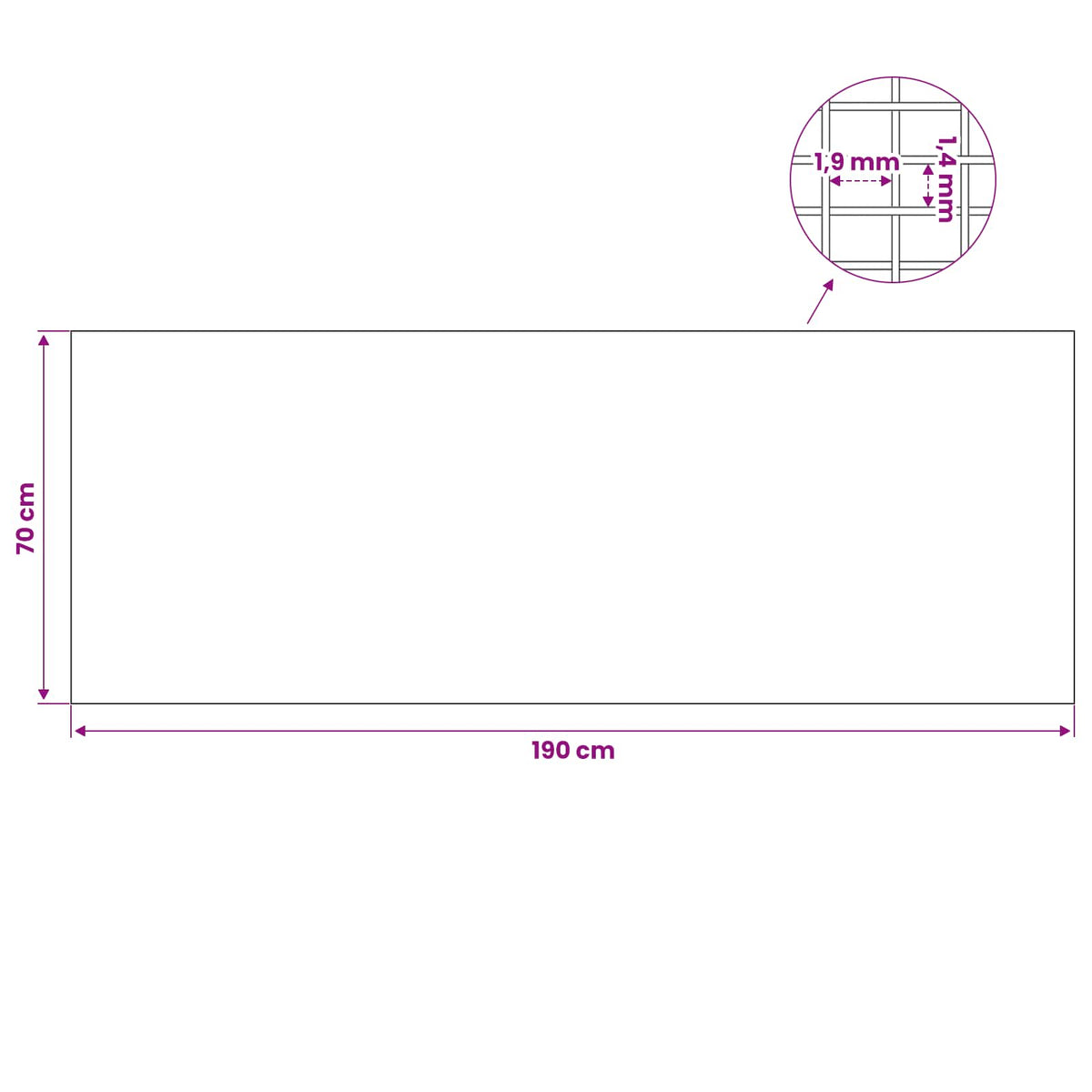Lichtschachtdeksel met clips 2 st 70 x 190 cm RVS 201 zilver