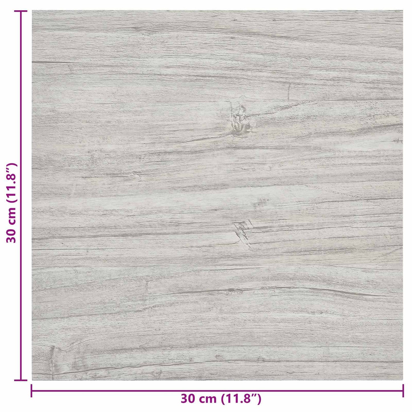 Zelfklevende Vloerplanken 30,5 x 30,5 cm 20 pcs PVC