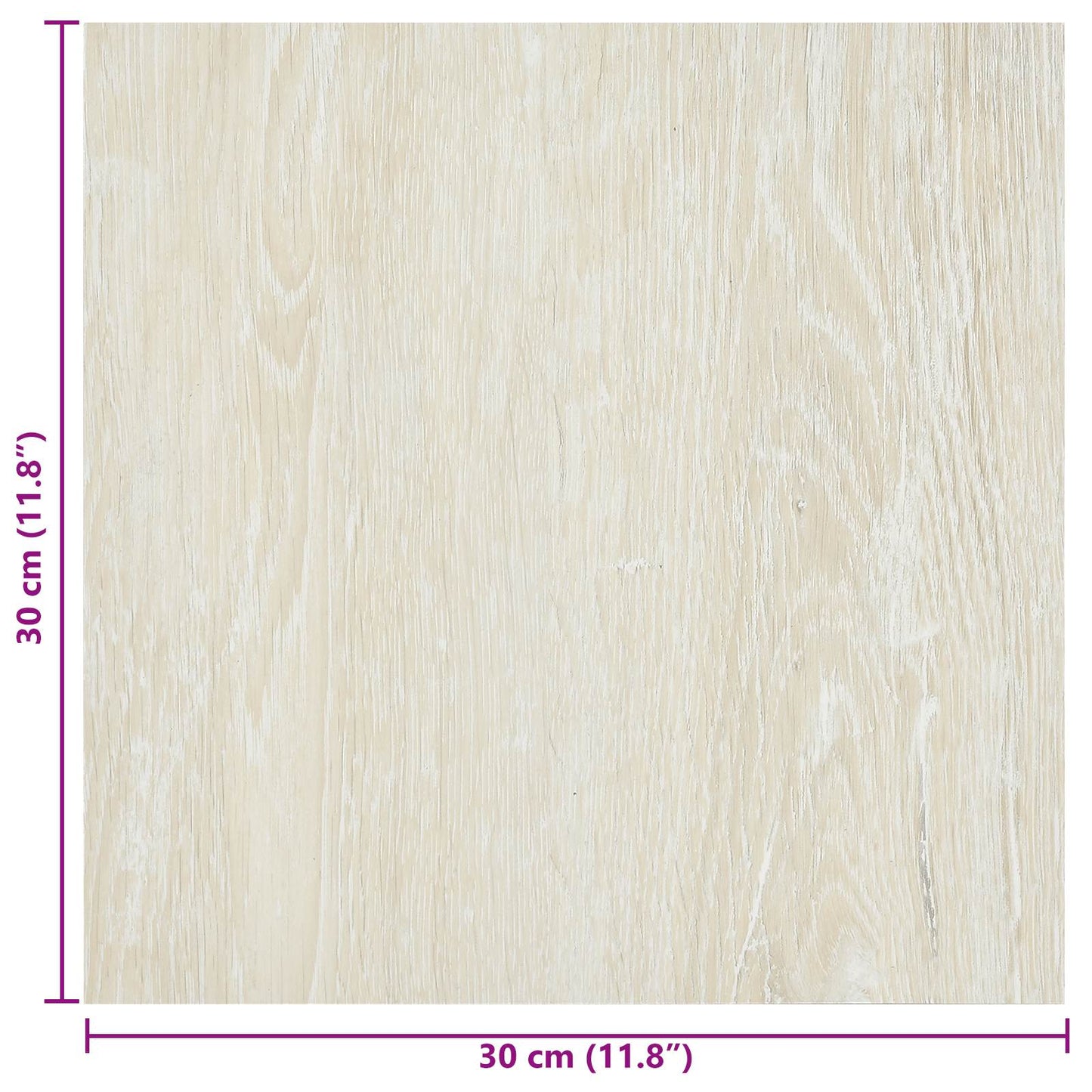 Zelfklevende Vloerplanken 30,5 x 30,5 cm 20 pcs PVC