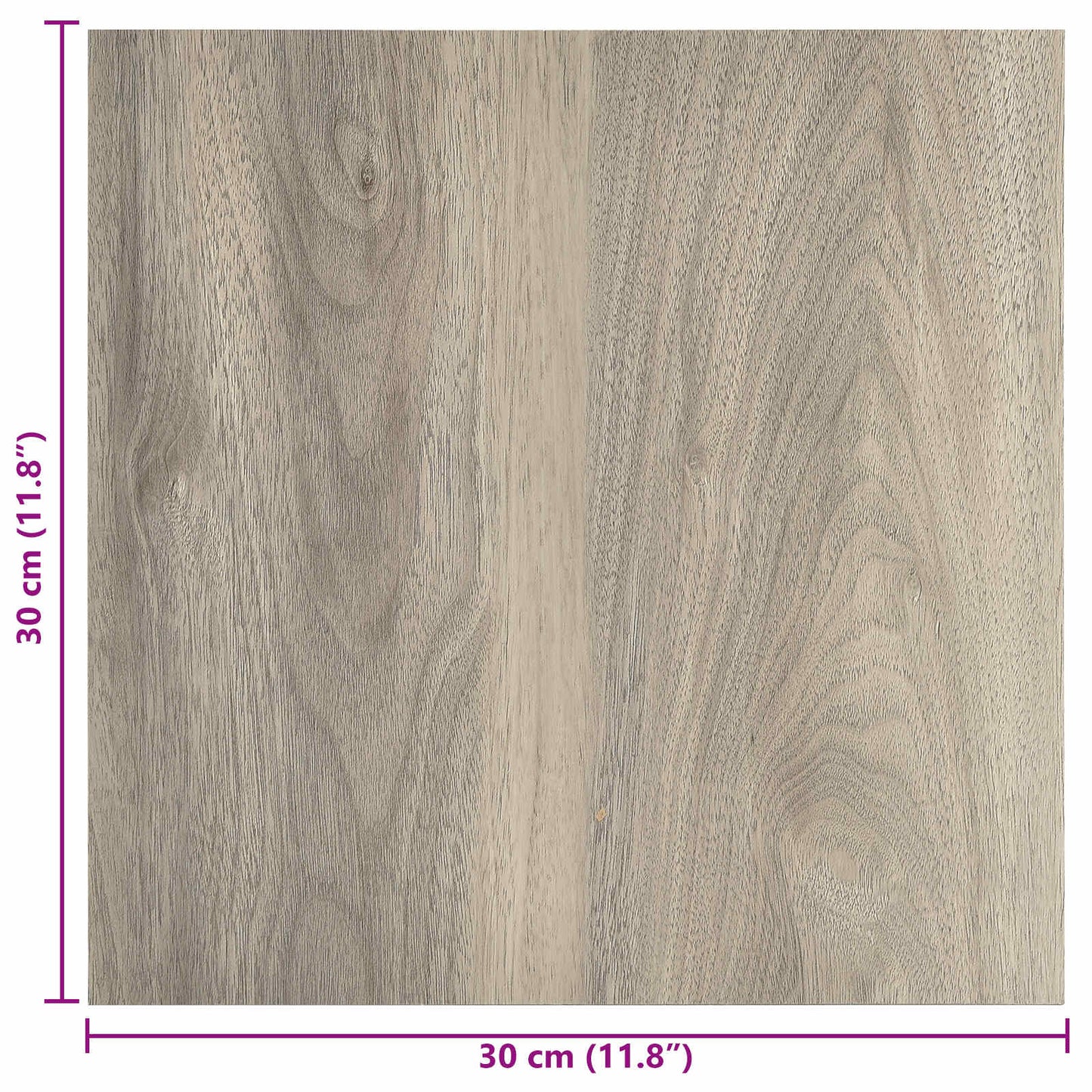 Zelfklevende Vloerplanken 30,5 x 30,5 cm 20 pcs PVC