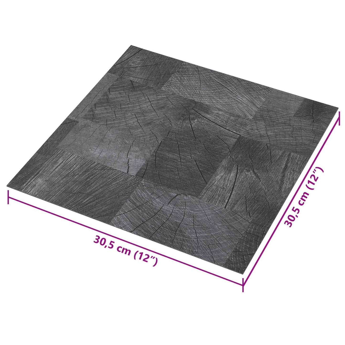 Zelfklevende Vloerplanken 30,5 x 30,5 cm 20 pcs PVC