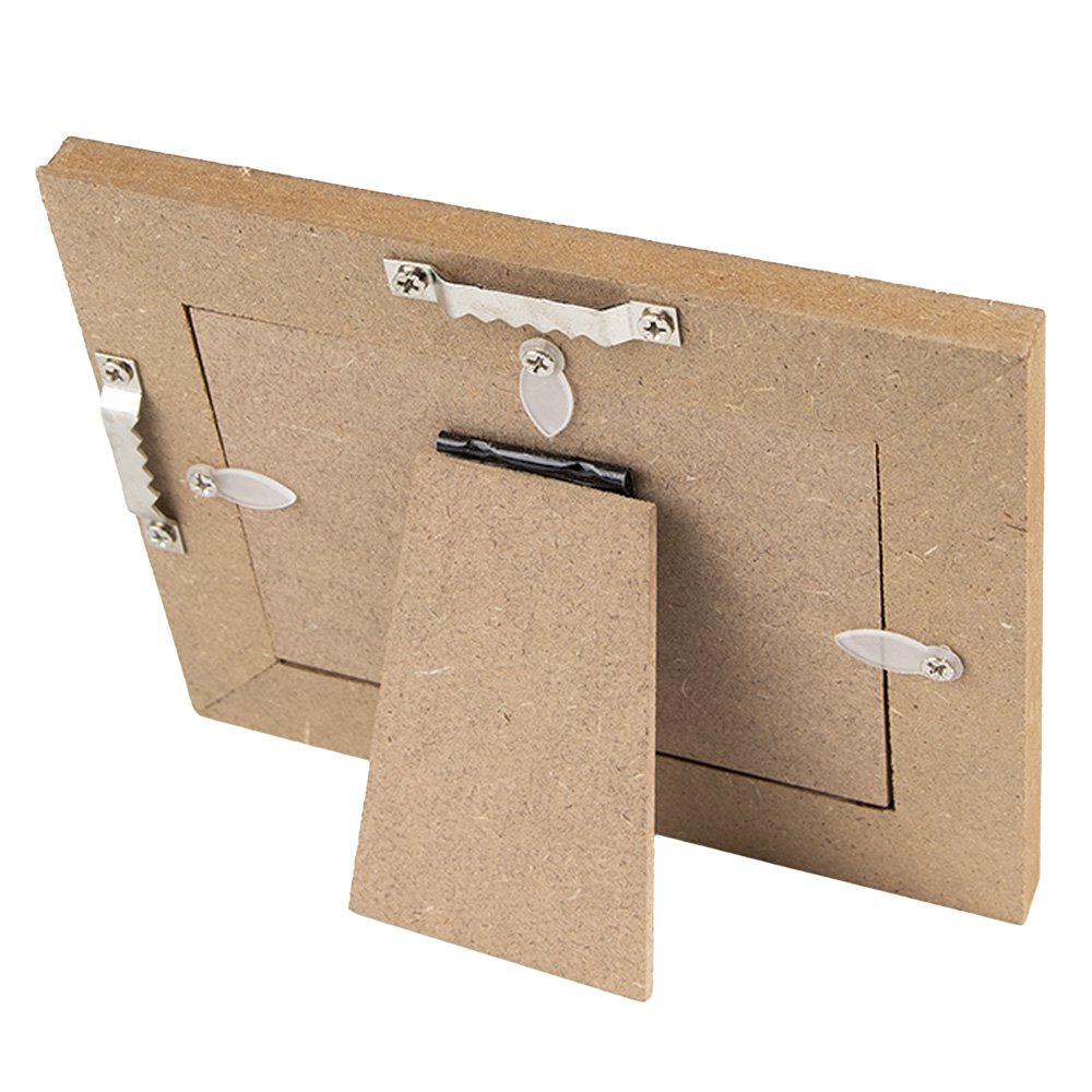 Fotolijst 7x10 cm bruin zwart MDF