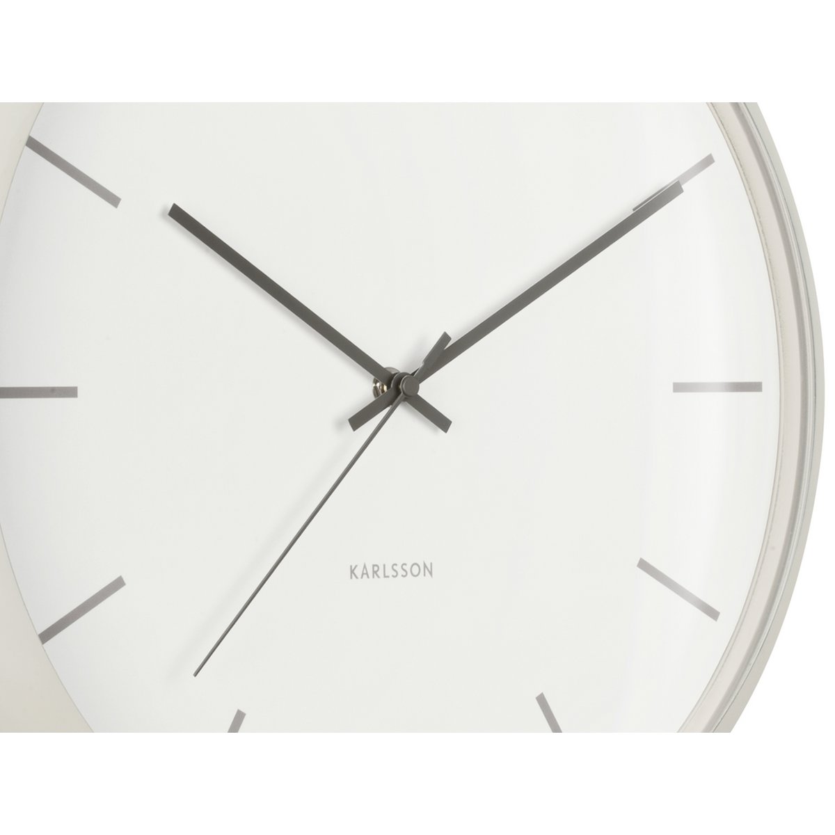 Wandklok Karlsson ijzer rond 50 cm