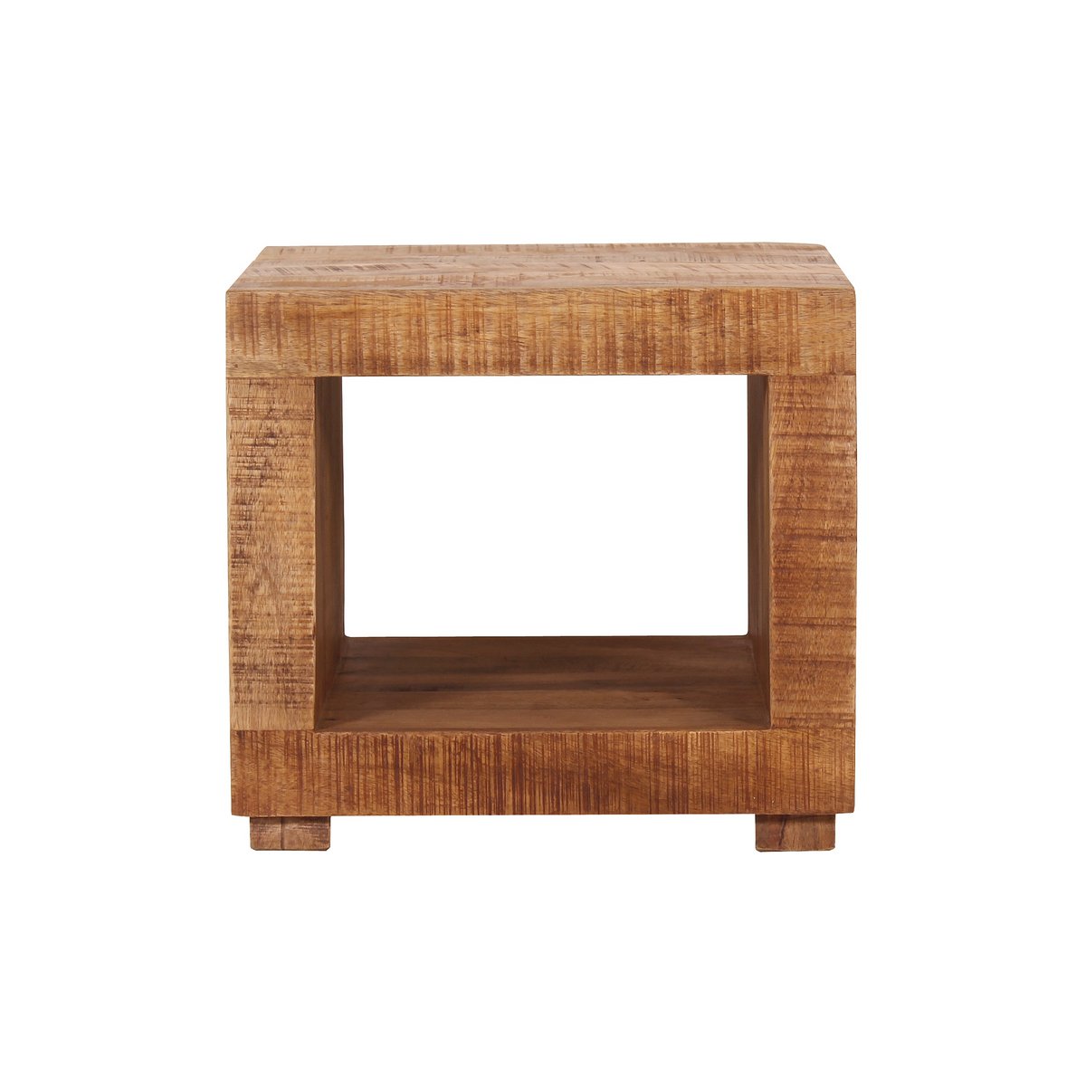 Salontafel mangohout 50x50x45 cm
