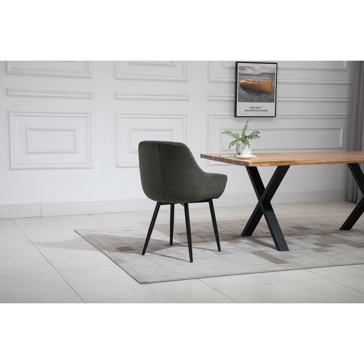 Set van 2 fauteuils groen
