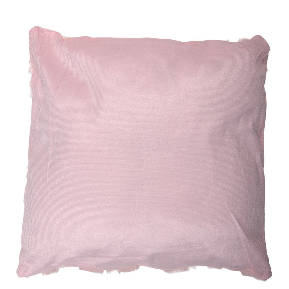 Cushion 45x45 cm Pink Synthetic