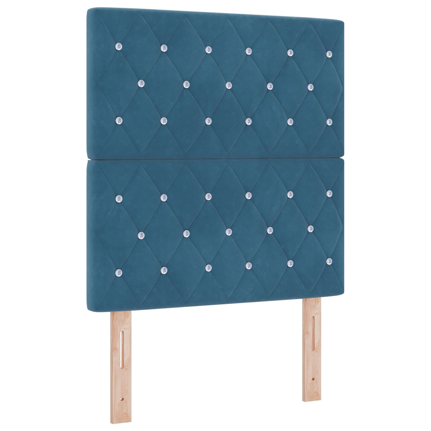 Hoofdbord Glimmende Knop Tufted Donkerblauw 80 cm Fluweel, vidaXL Hoofdbord Glimmende Knop Tufted Donkerblauw 160 cm Fluweel