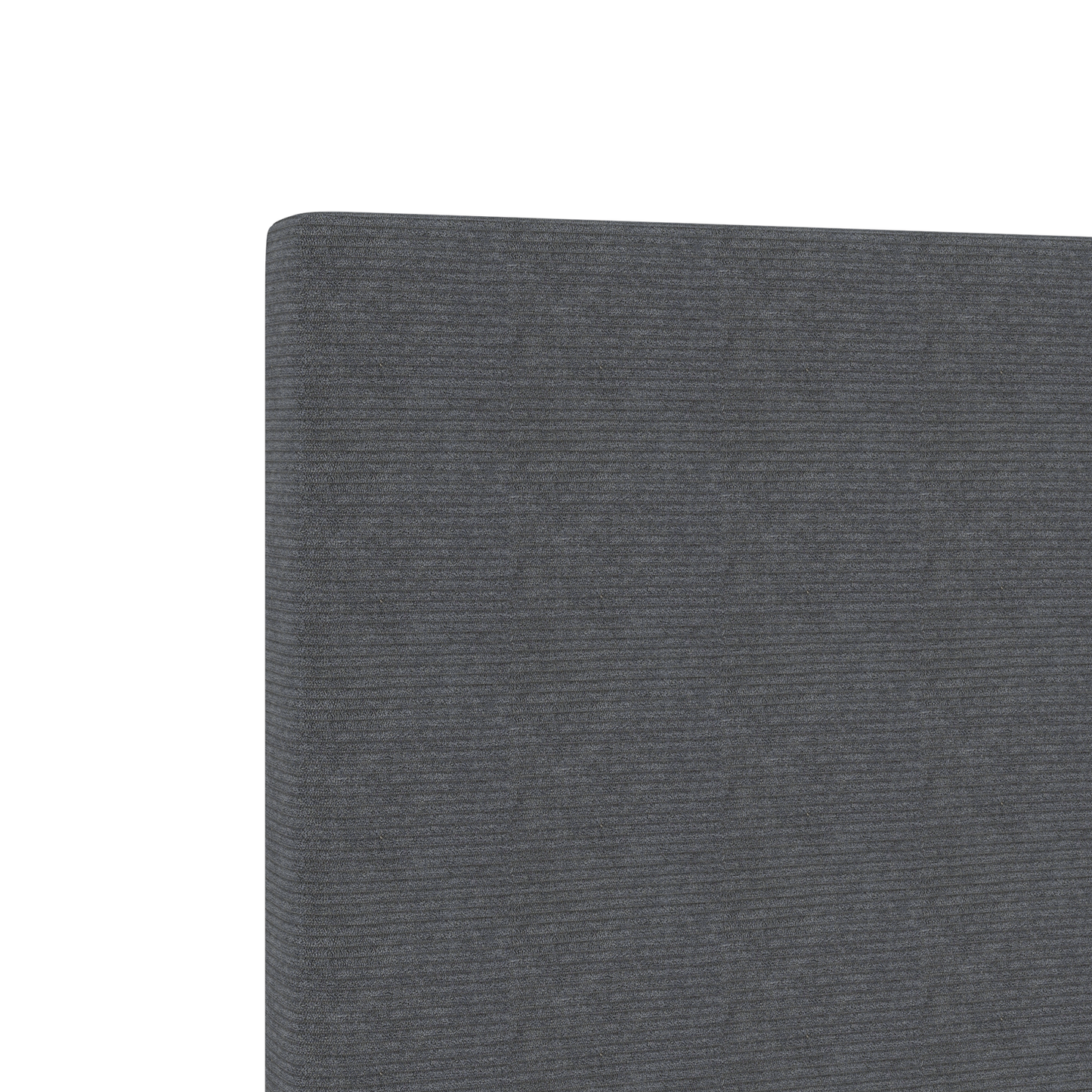 LED Hoofdbord Simpel Ontwerp Donkergrijs 72 cm Corduroy Bekleding