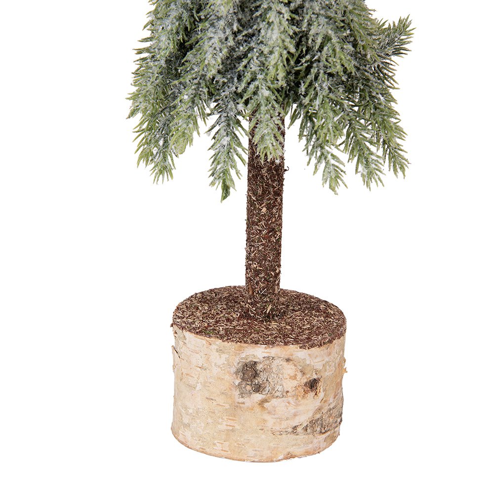 Mini Artificial Christmas Tree Ø 13x50 cm Green Wood