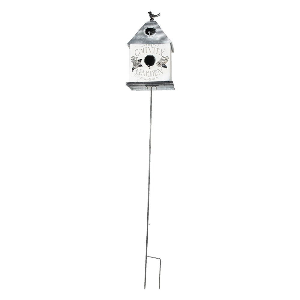 Tuinprikker vogelhuis 18x13x109 cm