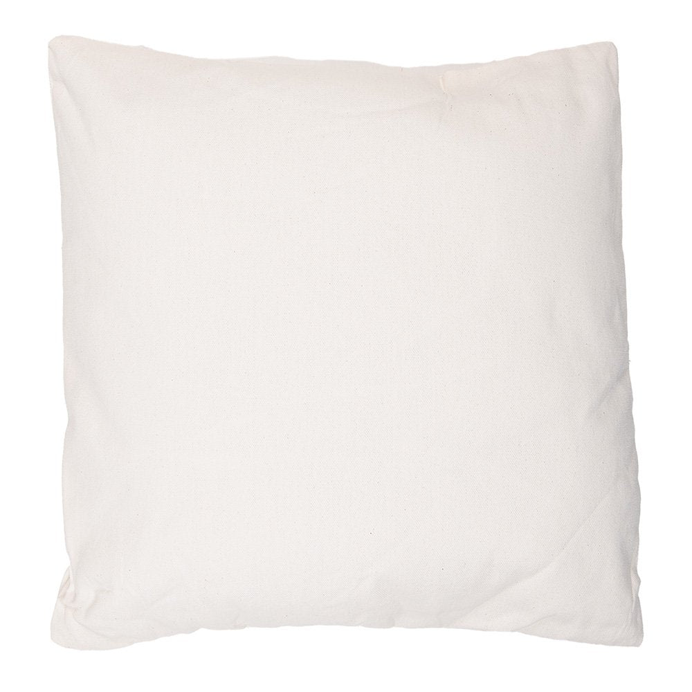 Cushion 45x45 cm White Synthetic
