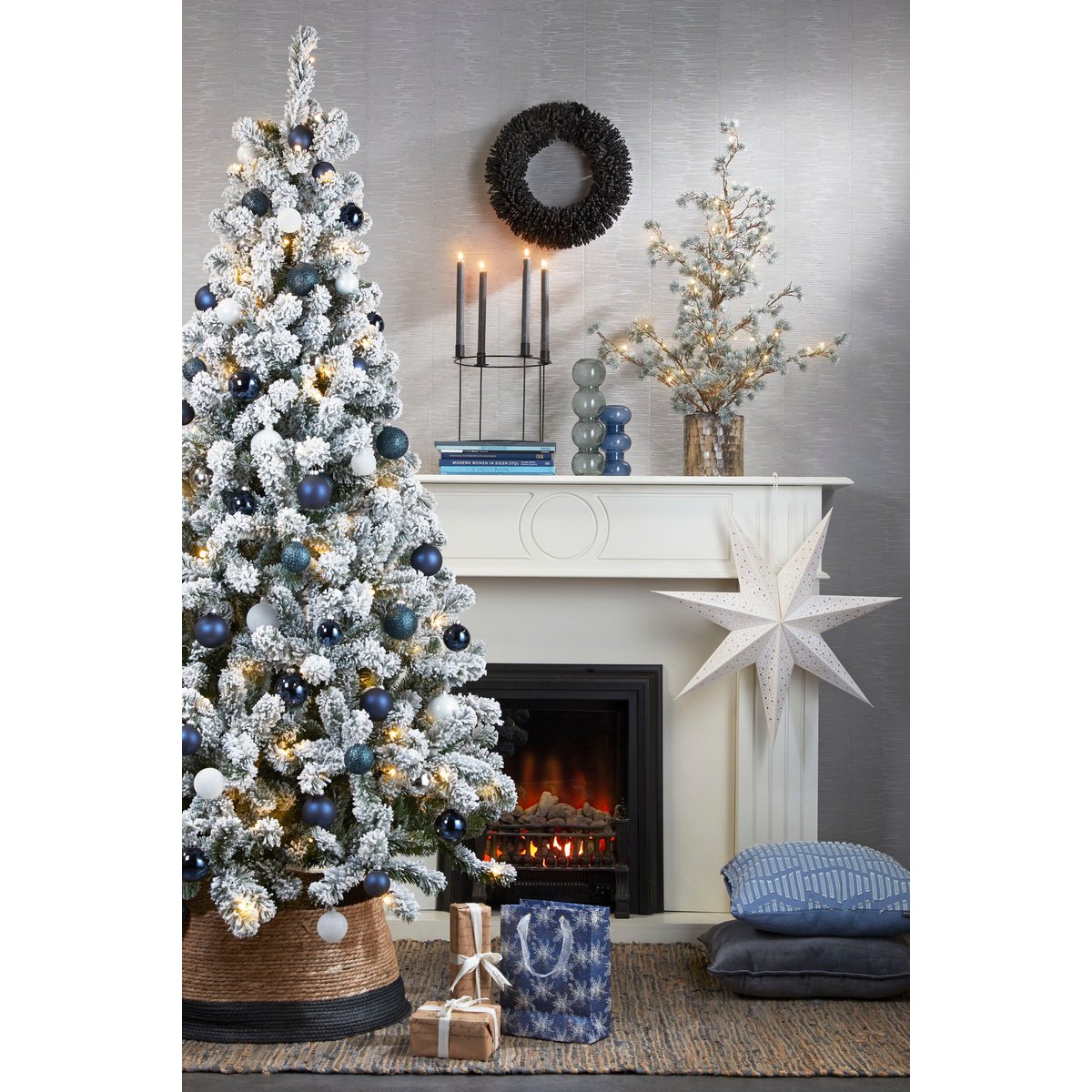 Kerstboomrok Zwart