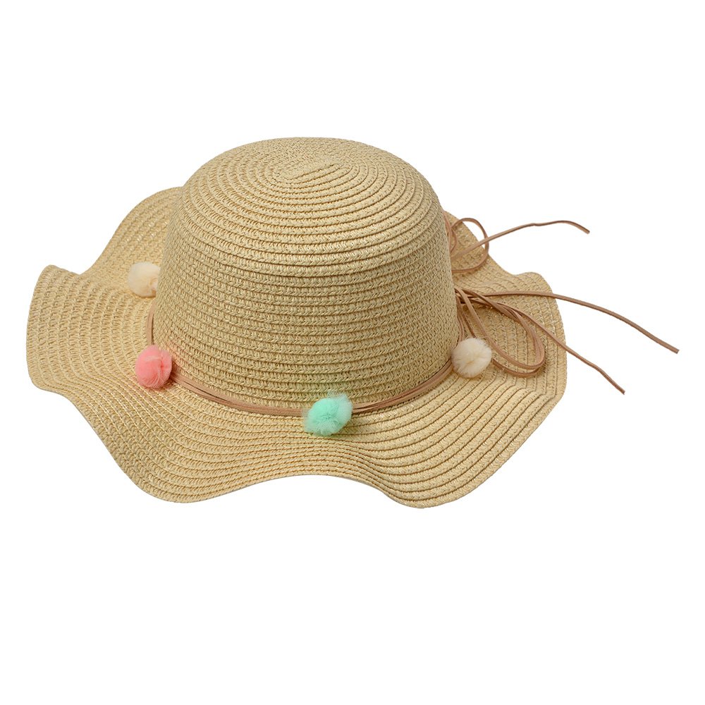 Hoed Kind Beige Papierstro