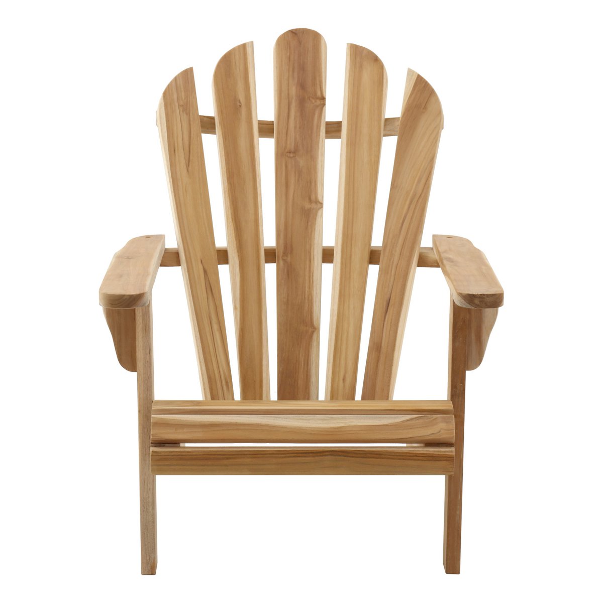 Teak tuinstoel natuurlijke look