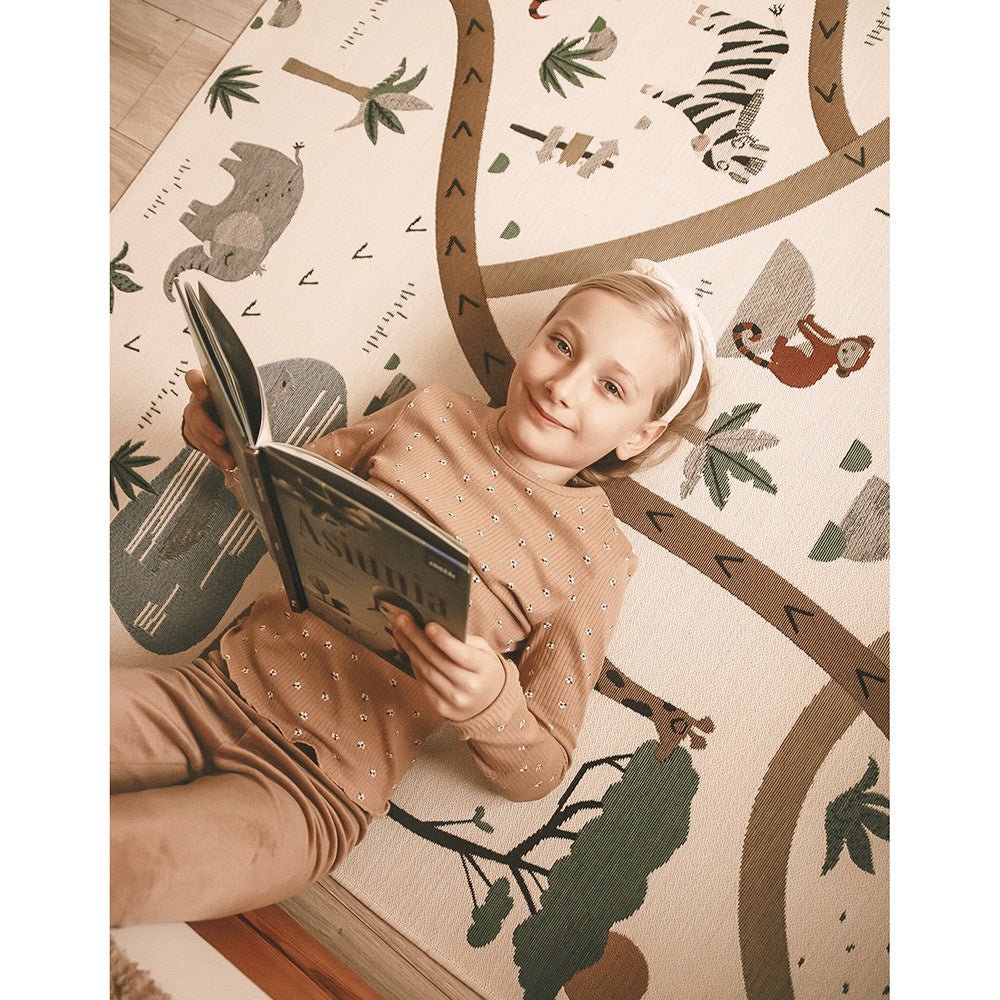 Speelkleed savanne 123x180 cm polyester