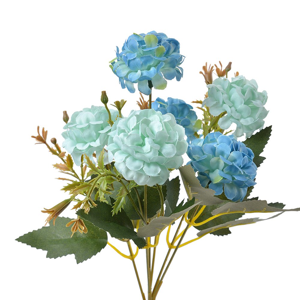 Kunstbloem 28 cm Blauw Kunststof