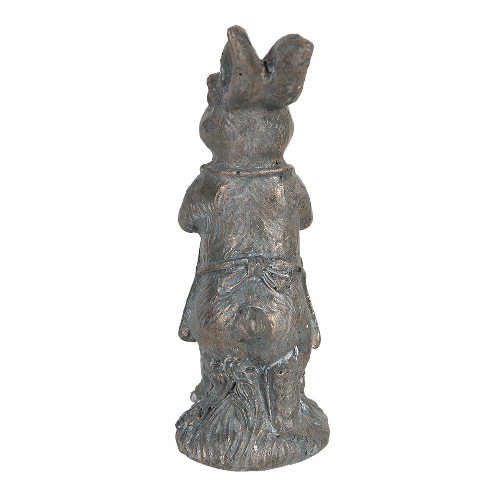 Rabbit Figurine 11 cm Brown Plastic Home Decor