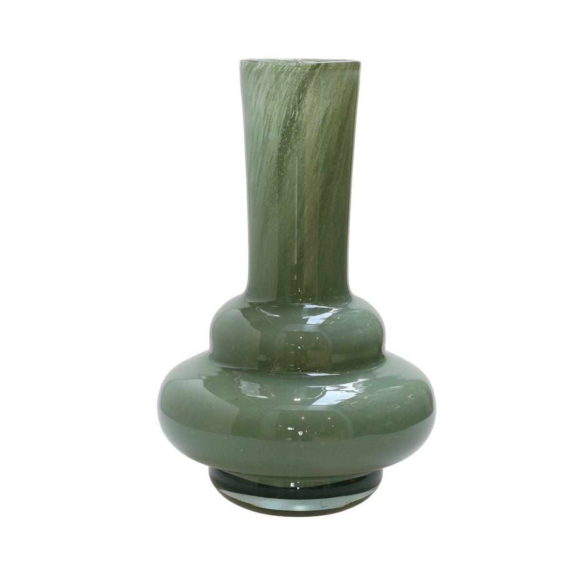 Vaas 36x20 cm glas groen