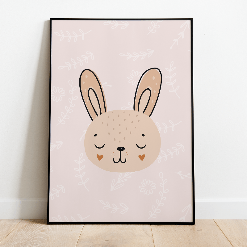 Kinderkamer poster bunny