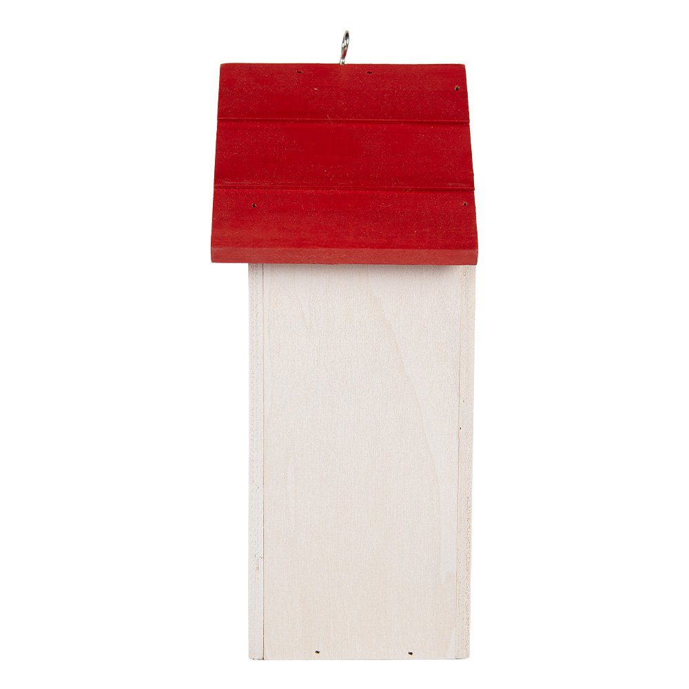 Vogelhuis 15x10x22 cm Wit Hout