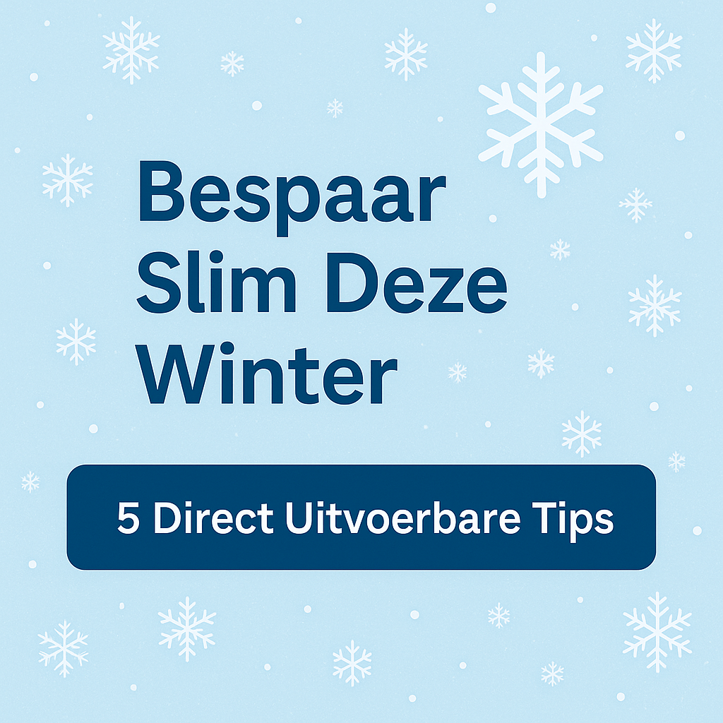 ❄️ 5 Bespaartips voor de Koude Periode