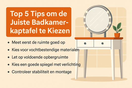 5 Simpele Tips om de Beste Badkamerkaptafel te Kiezen (Zonder Twijfels)