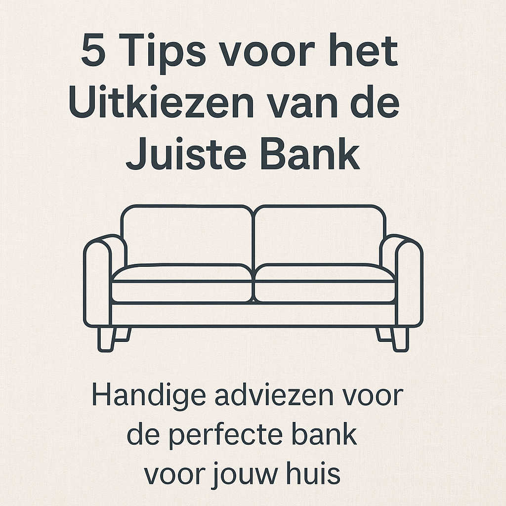 🛋️ 5 Tips voor het Uitkiezen van de Juiste Bank
