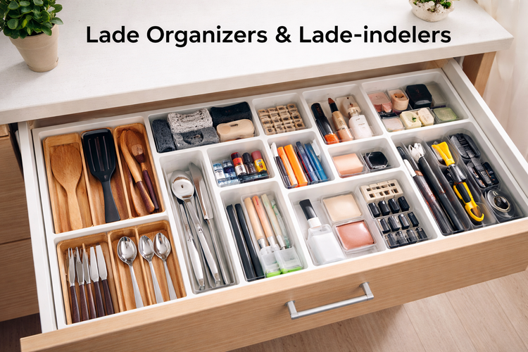 Lade organizers en lade-indelers voor een overzichtelijke keuken- of bureaulade