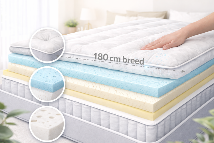 Matras comfortlagen 180cm breed