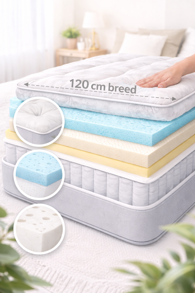 Matras comfortlagen 120cm breed