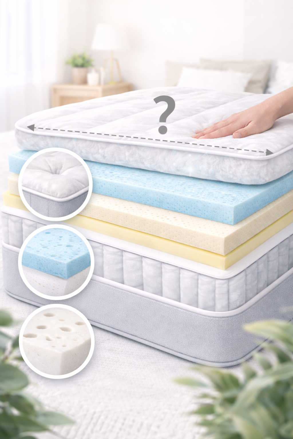 Matras comfortlagen andere afmetingen