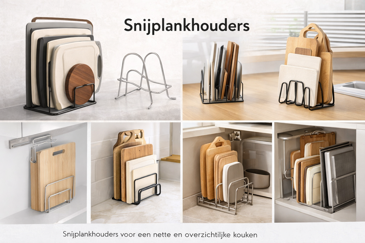 Snijplankhouders voor een nette en overzichtelijke keuken
