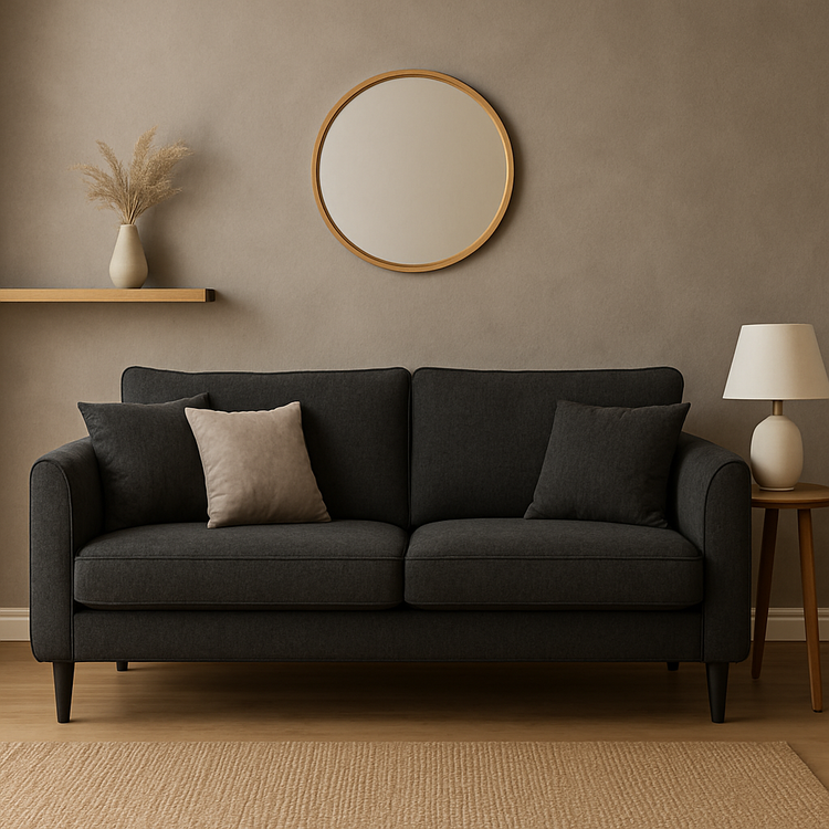 grijze banken voor tijdloze woonkamers