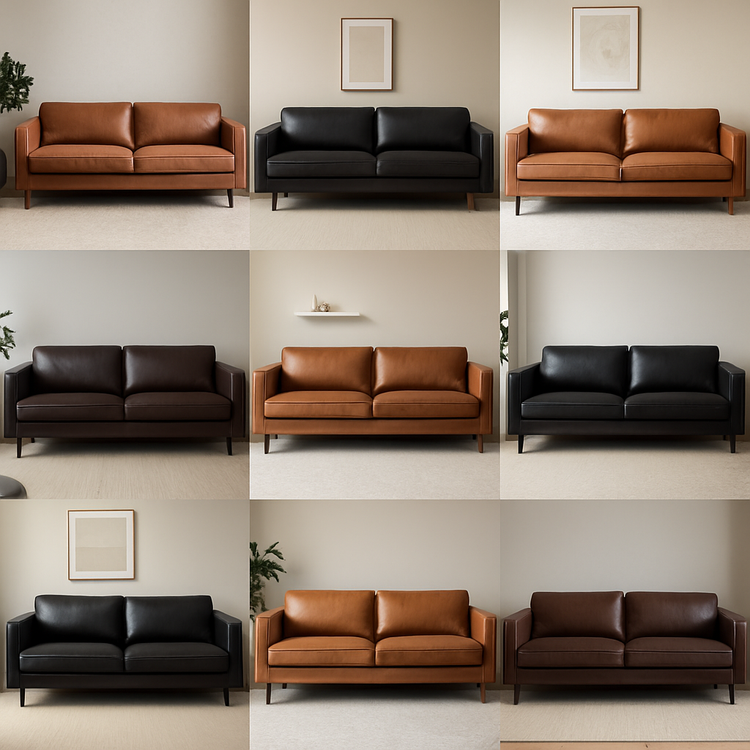 leren banken voor een luxe woonkamer