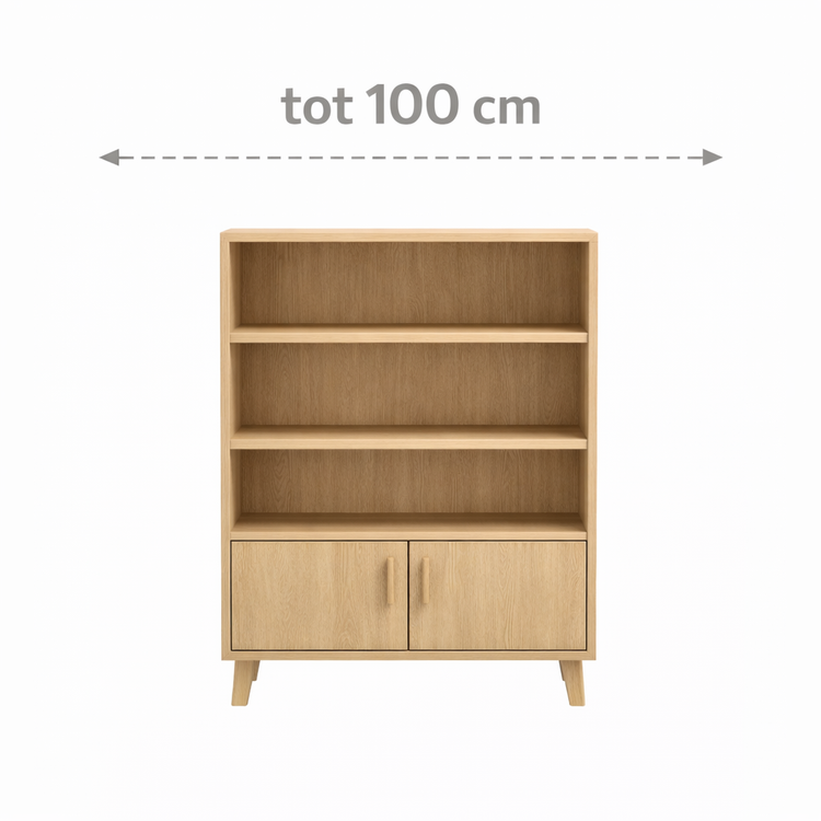 Boekenkasten tot 100 cm