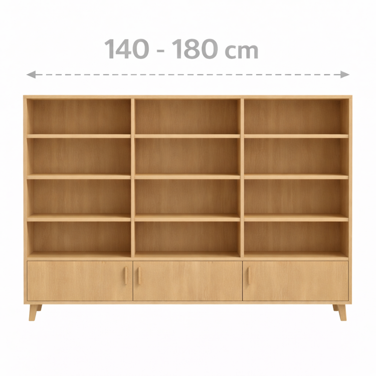Boekenkasten 140–180 cm