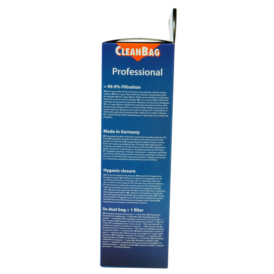 Scanpart Cleanbag Stofzak M 157 Mie Pro Miele 5 Stuks