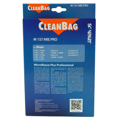 Scanpart Cleanbag Stofzak M 157 Mie Pro Miele 5 Stuks