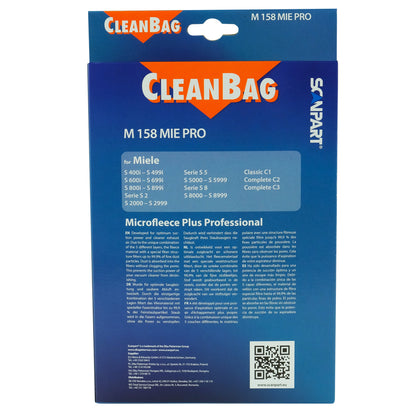 Scanpart Cleanbag Stofzak M 158 Mie Pro Miele 5 Stuks