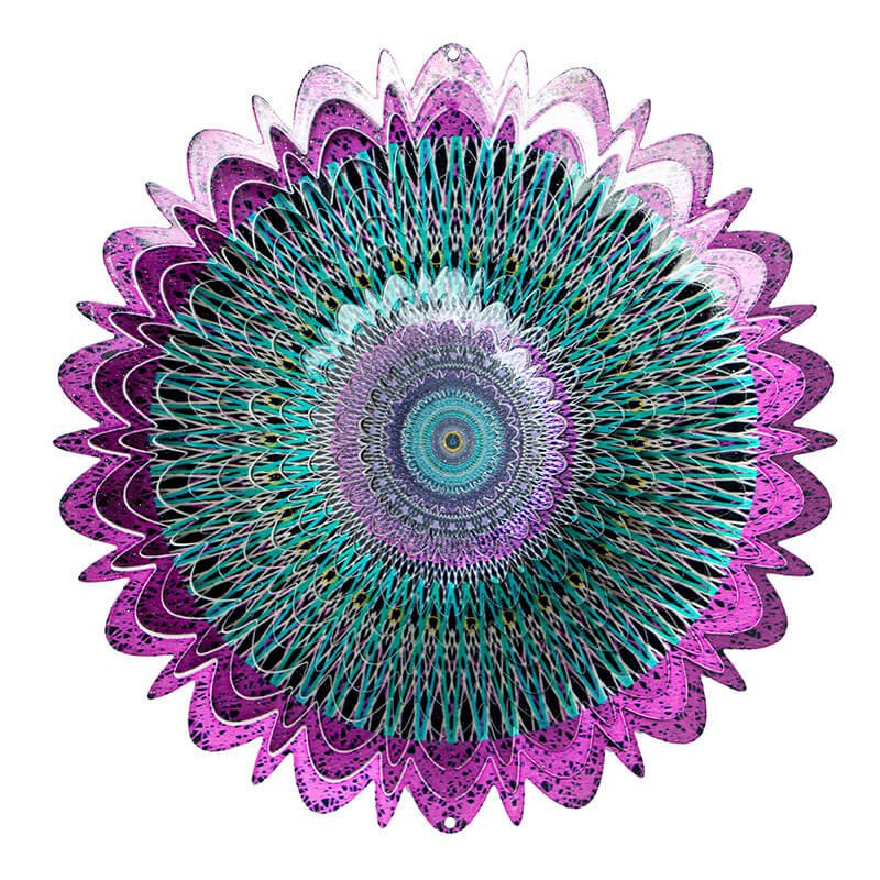 Windspinner Spin Art Mandala Galactic Ø 30 cm Stainless Steel
