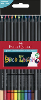 Faber Castell kleurpotloden Black Edition 12 stuks etui