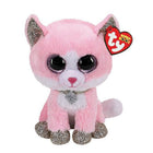 Knuffel kat Fiona 15 cm roze
